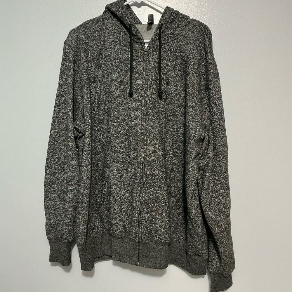 District Men's Marled Fleece Full-Zip Hoodie Size 2xl